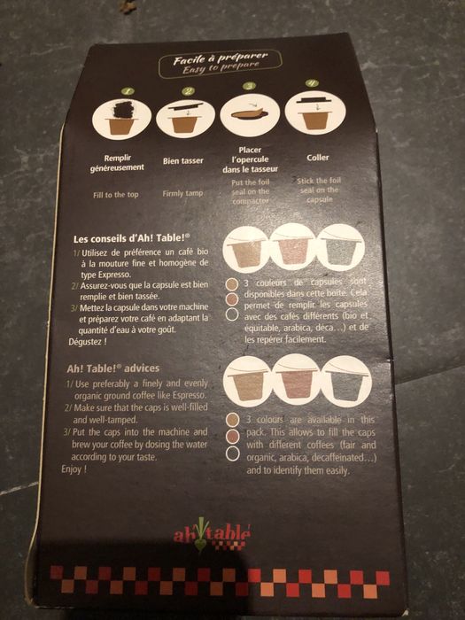 Capsulas de cafe ecologicas NOVO