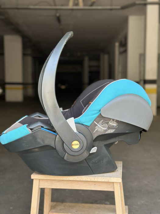 Conjunto BeSafe Isofix, carrinho e ovo