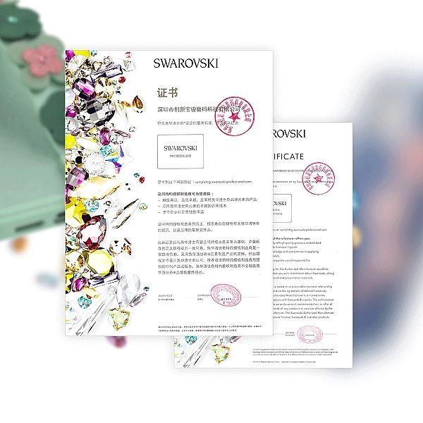 Kingxbar Sweet Series żelowe etui ozdobione oryginalnymi Kryształami S