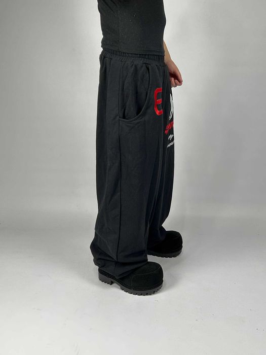 Штани Mowalola Atlanta black спортивки чорні sweatpants штаны черные