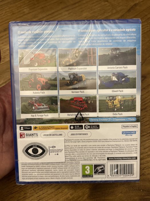 NOVO Farming Simulator 22 Premium Edition PS5