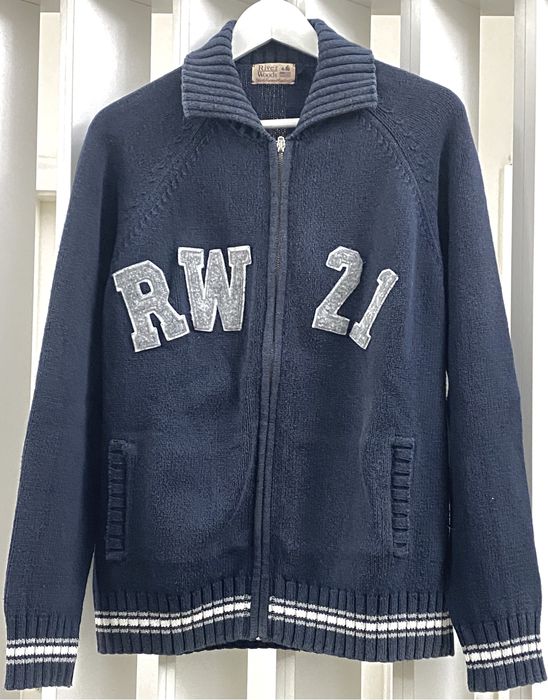 Casaco para rapaz, em malha de algodão, River Woods|Primavera, Verão