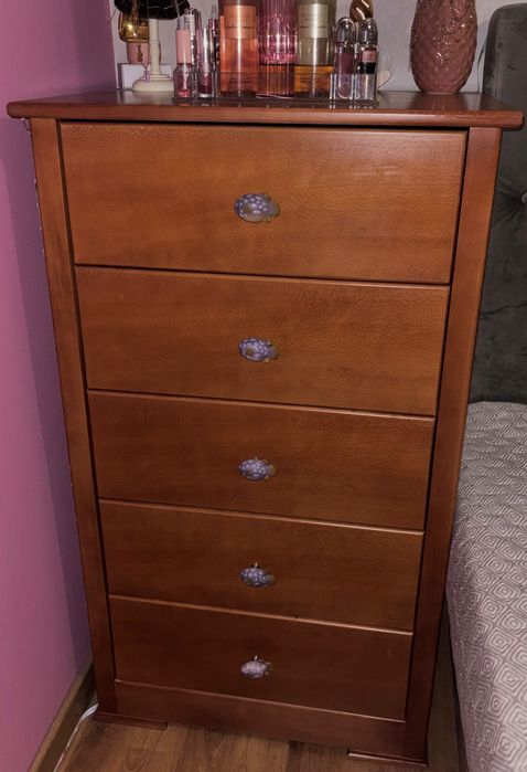 Conjunto cama e cómoda