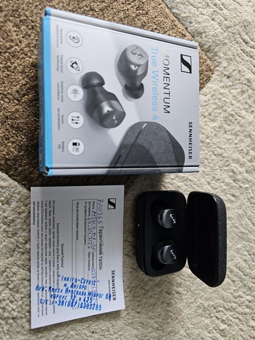 Продам беспроводные наушники Sennheiser True Wireless 4. Официальные.