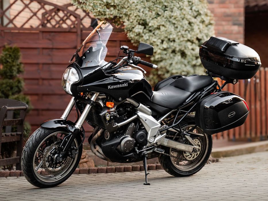 Kawasaki Versys 650 po serwisie, kufry, bardzo ładny