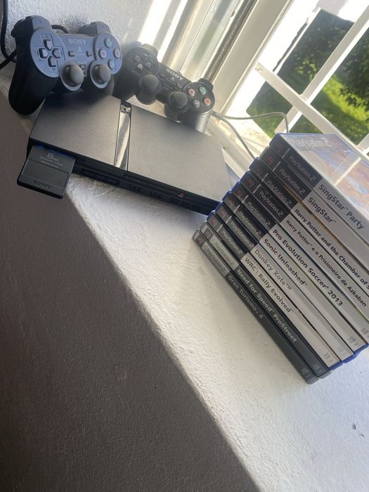 Playstation 2 com acessorios