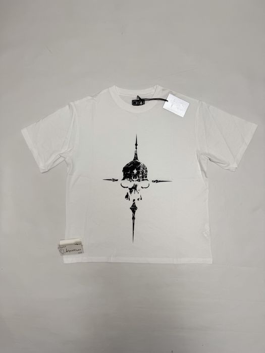 футболка Thug Club white tee Skull vetements rick owens Balenciaga project gr