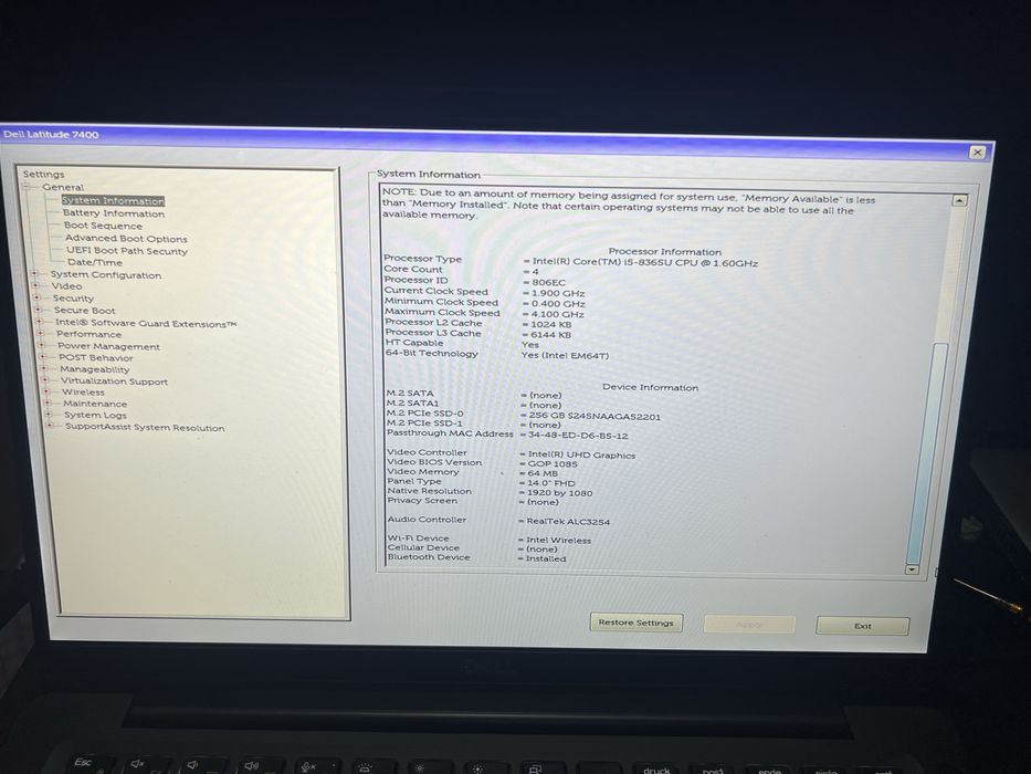 Ноутбук Dell Latitude 7490