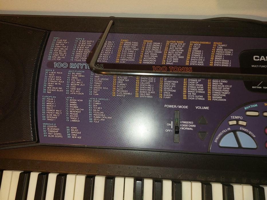 Piano teclado casio multifuncion display key lightning system silencio