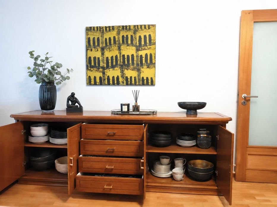 Móvel de sala madeira maciça