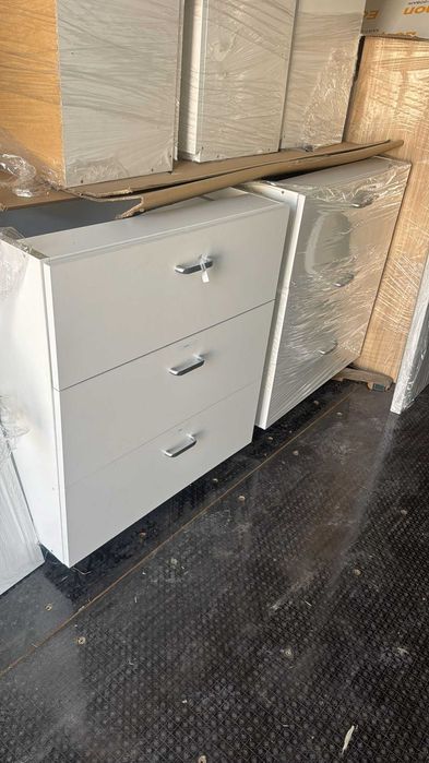 Szafka z szufladami kuchenna 70x81 biała połysk szafki  biuro dom