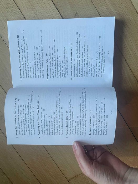 Nonviolent Communication 3rd Edition Rosenberg book książka NVC