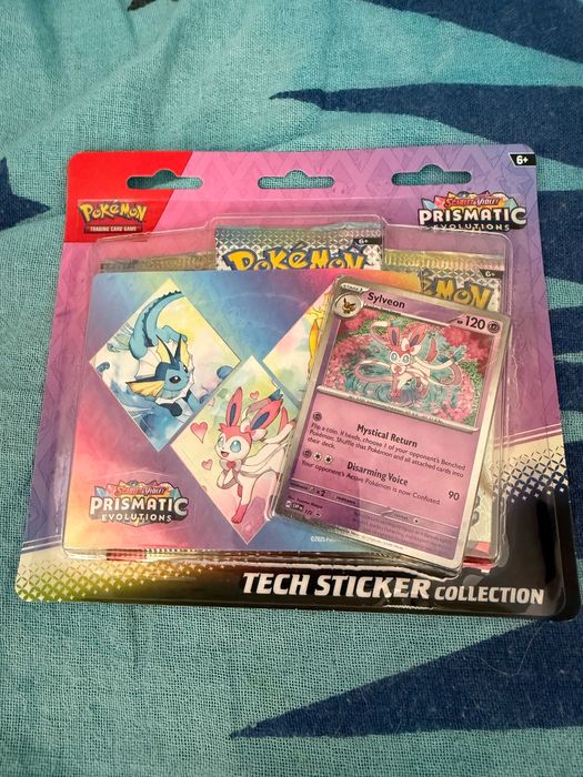 Pokemon Tcg Prizmatic Evolutions Tech Sticker Collection (Sylveon)