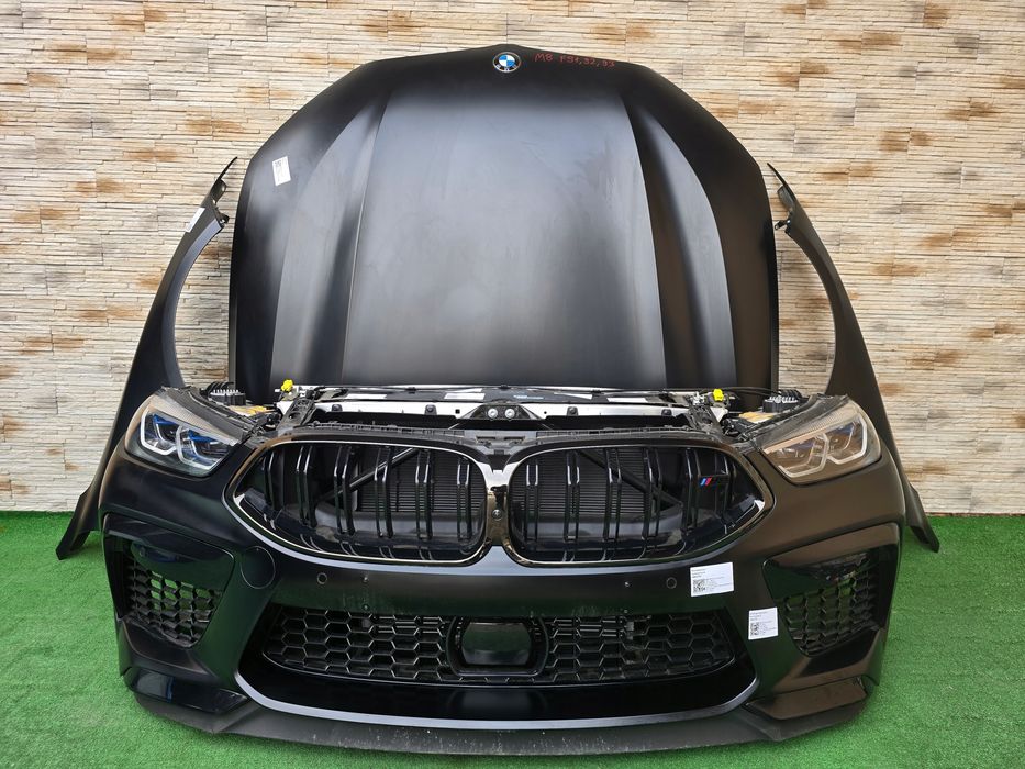 maska błotniki zderzak lampy pas chłodnice bmw m8 f92 f93 490