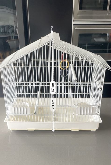 Gaiola grande para Pássaros com brinquedo