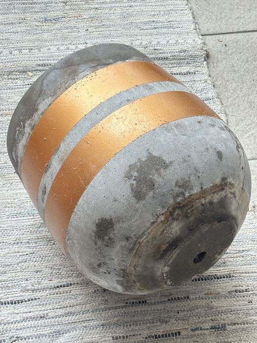 Donica betonowa loft industrial 30 cm ciężka designerska
