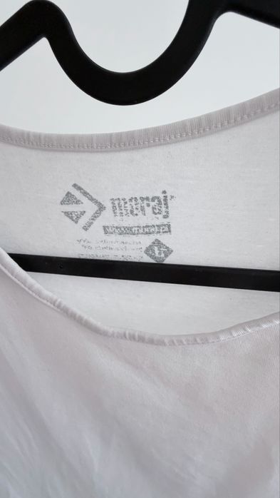 Biały t-shirt bluzka damska M Moraj