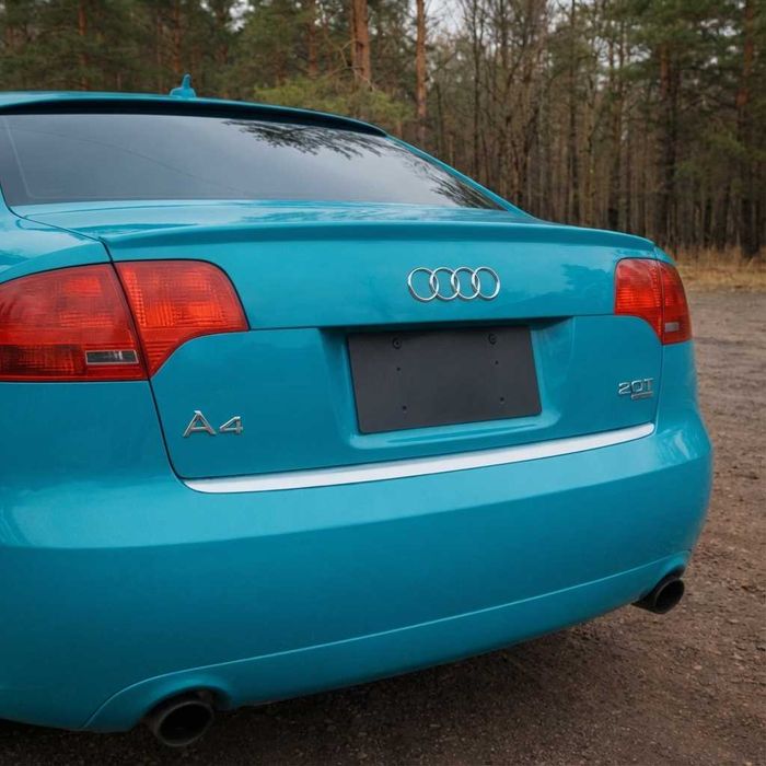Лип спойлер на крышку багажника Audi A4 B7, Бленда заднего стекла Ауди А4 Б7