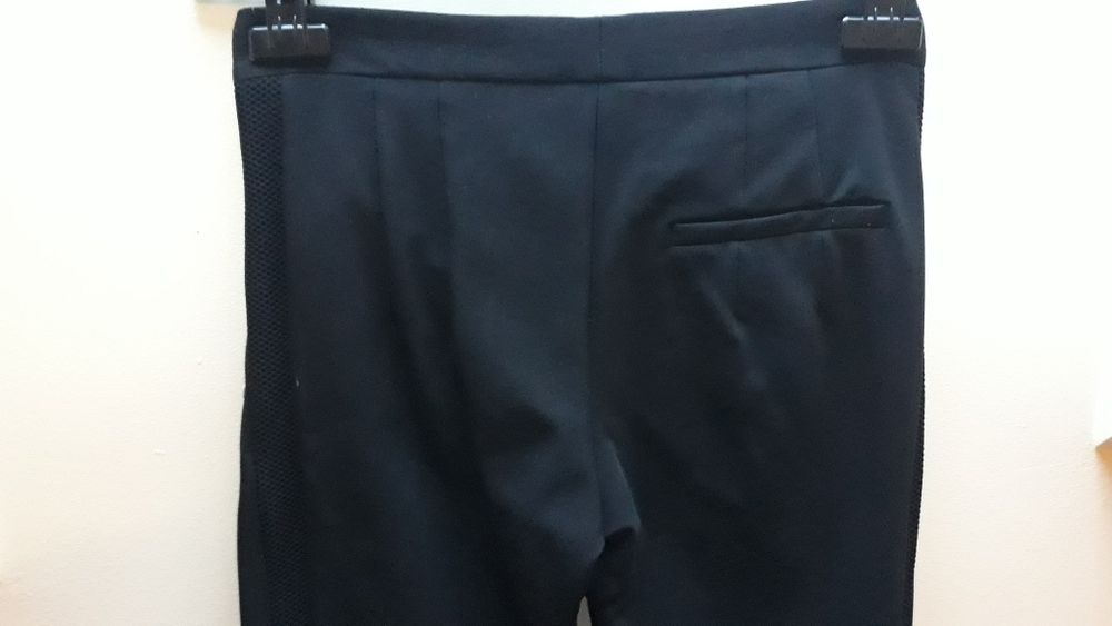 Czarne ciepłe legginsy joggersy ZARA, XS