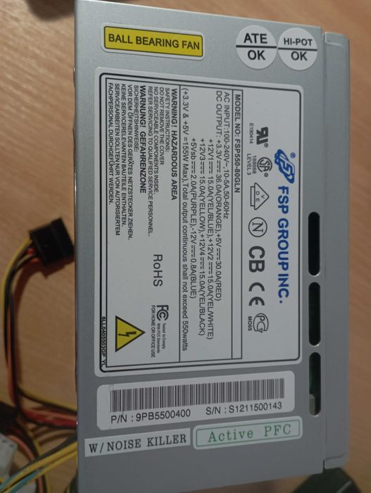 Комплект AsusP5G41T-M-LX3 Core2DuoE8400 8gbDDR3/1333МHz  БП/FSP550w