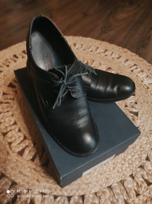 buty męskie skórzane marki RYŁKO rozmiar 40 kolor czarny