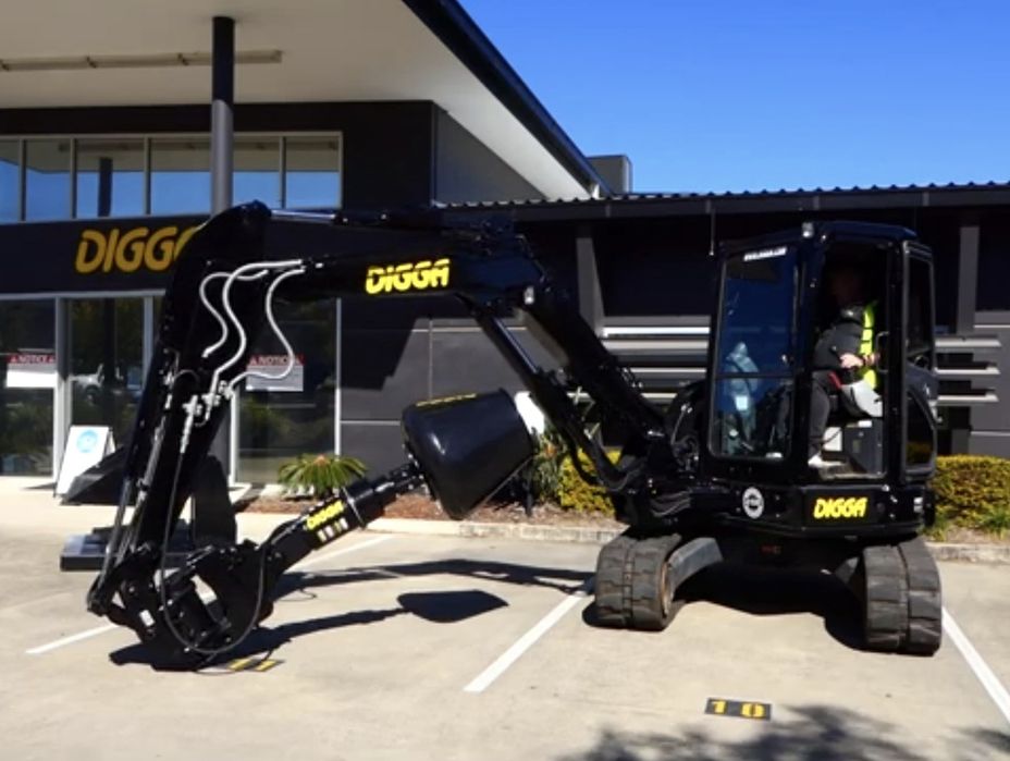 Гидробур DIGGA / Гидробур для экскаватора, спецтехники / Буровой шнек