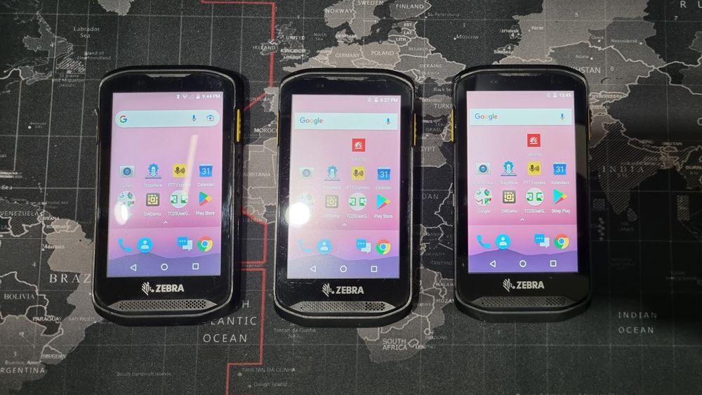 Zestaw 19 sztuk terminali radiowych/skanerów Zebra Symbol Cipherlab