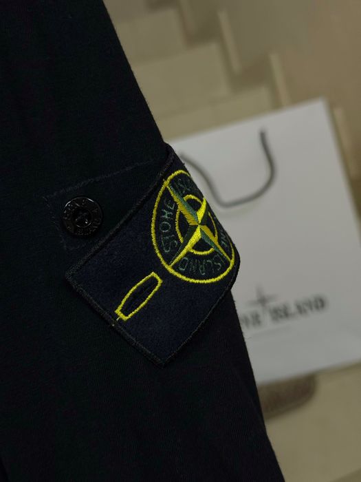 Stone Island Black Ami Cotton Longsleeve