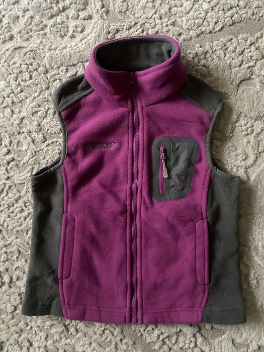 Дитяча жилетка безрукавка фліс на хлопчика/дівчинку/унісекс 120