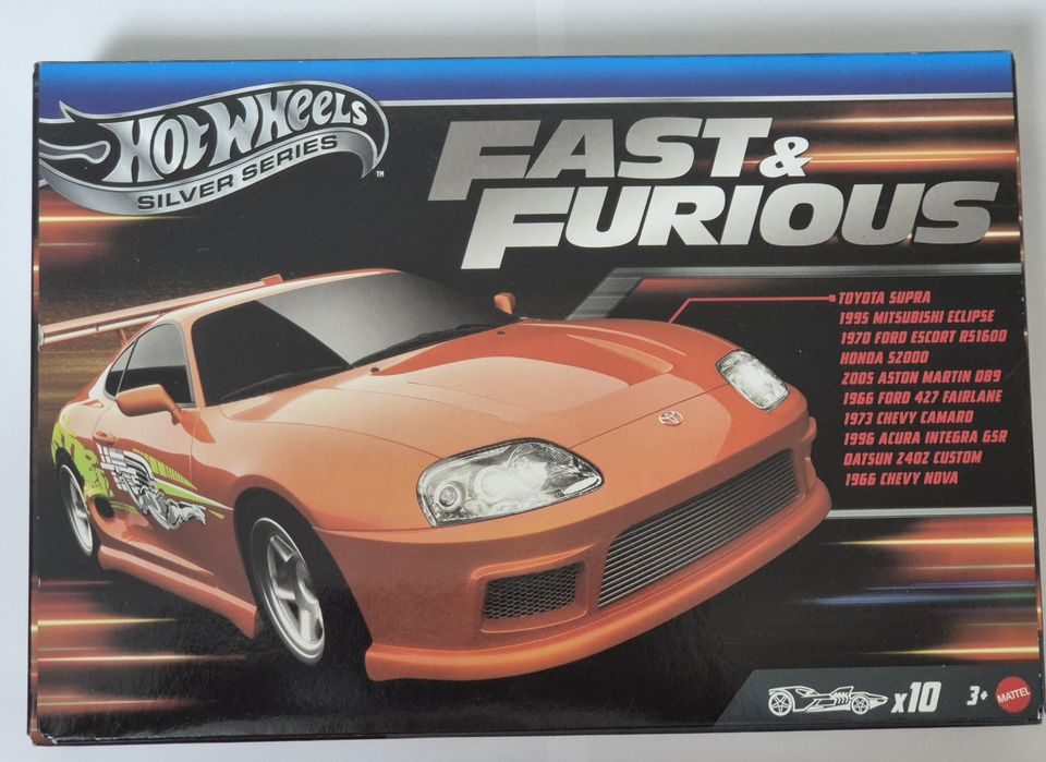 Набір hot wheels Fast&Furious, 10шт
