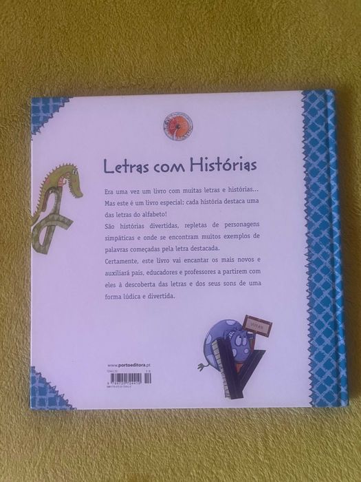 Livro "Letra com Histórias" de Catarina Águas, Portes Incluídos