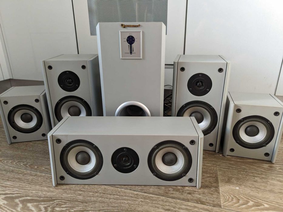 Продам акустическую систему 5.1 Gembird 5x18 Вт + Саб 35 Вт: 3 900