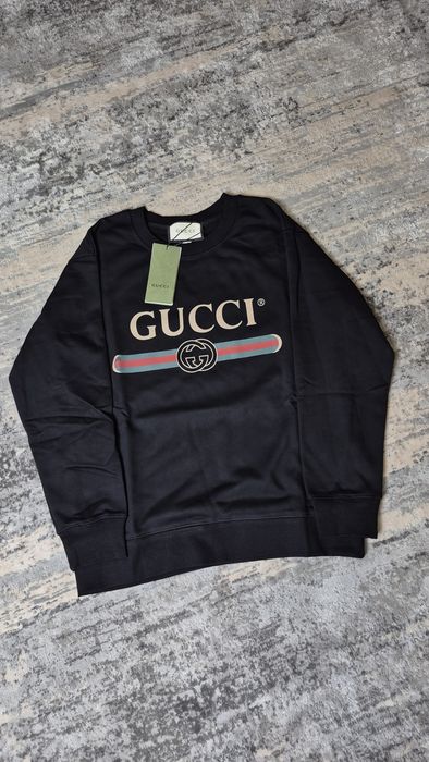 Свитшот Gucci Tiger I Гуччи Худи Свитшот I Gucci Hoodie Tiger Black
