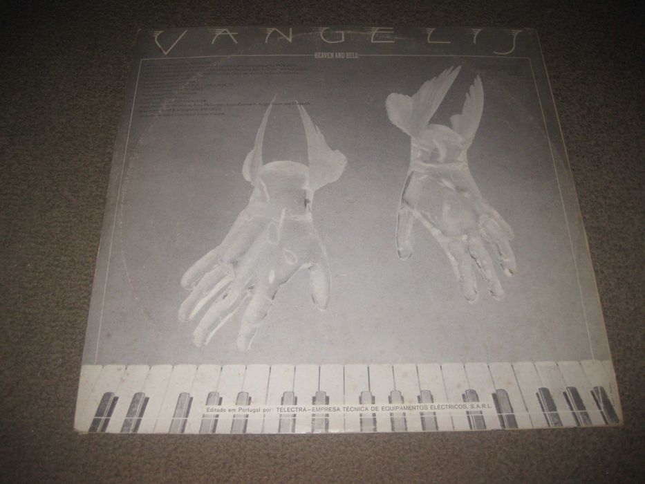 Vinil LP 33 rpm do Vangelis "Heaven And Hell"