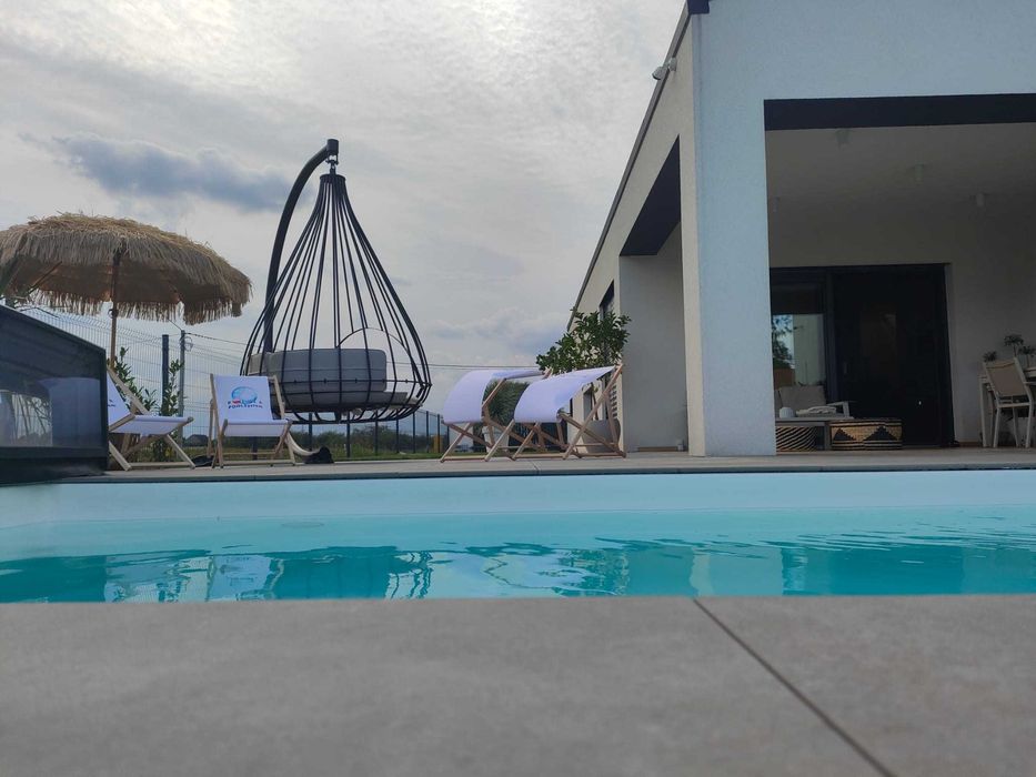 Basen poliestrowy basen wkopany 7,6 x 3,2 x 1,55