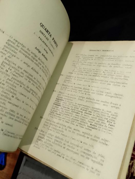 Gramática Francesa (para os 2º e 3º anos dos Liceus) 1937