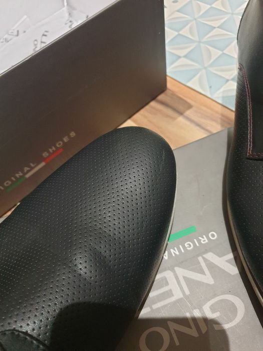 Eleganckie buty męskie Gino Lanetti rozmiar 45