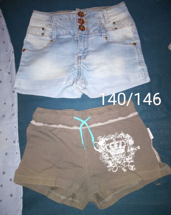 Zestaw ubrań, ubrania dziewczynka rozmiar 140 i 146