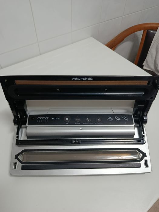 Máquina de Selar a Vácuo Caso VC200 | Prateado