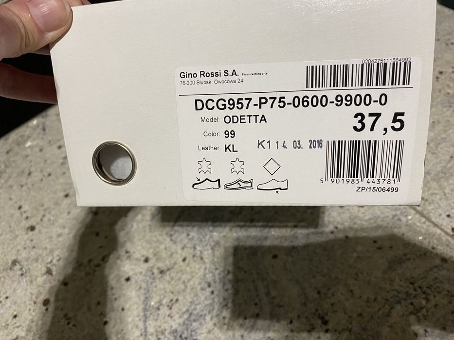 PÓŁBUTY GINO ROSSI Odetta DCG957 rozm. 37.5