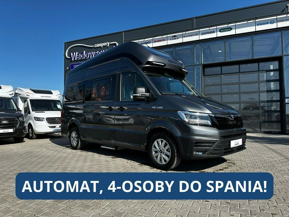 KNAUS BOXDRIVE 600 XL  Kompaktowy campervan z miejscem dla 4 osób! Bogato wyposażony!