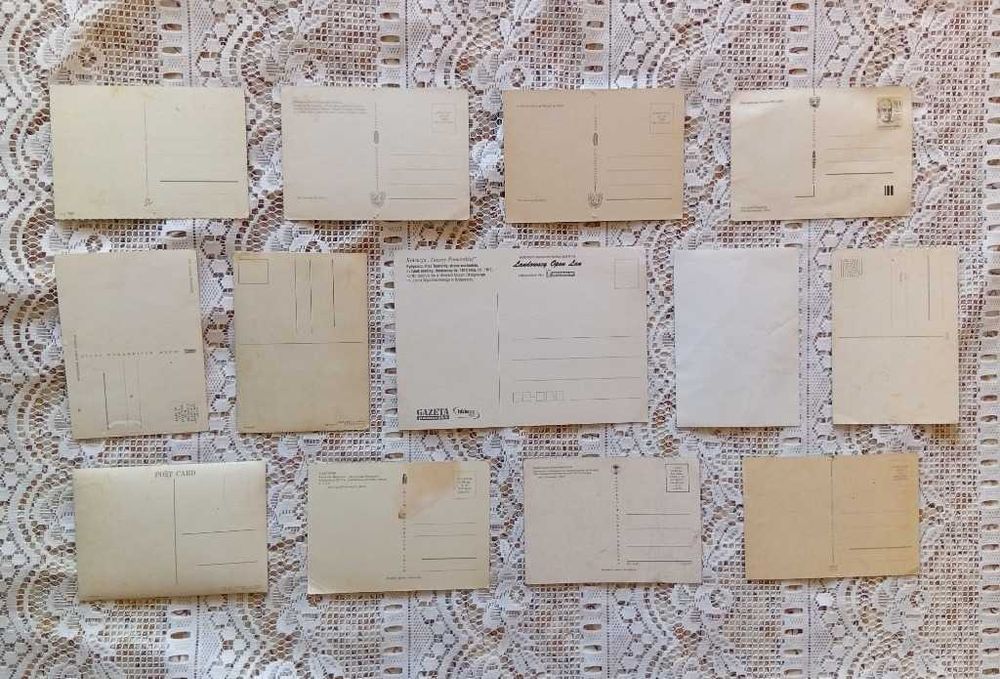 pocztówki / widokówki zbiór / zestaw pocztówek widokówek prl 13 sztuk