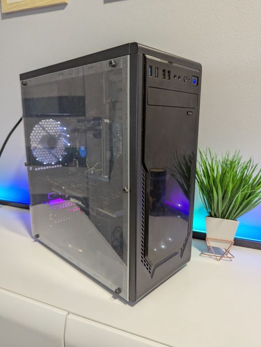 (Zestaw) Komputer do Gier RGB + Monitor 75Hz/i5-3,3GHz/GTX970/16GB RAM