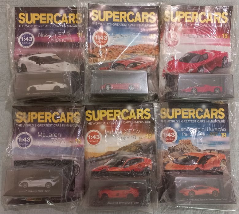 Моделі авто Panini Supercar  1/43