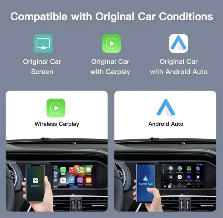 Адаптер Carplay і Android Auto для Mercedes Benz 4.5 NTG