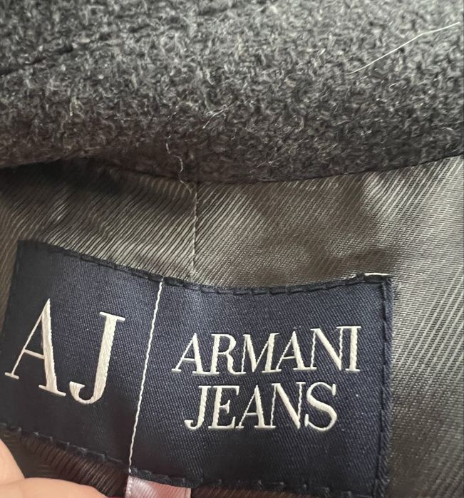 Armani wełniana marynarka damska M 38 żakiet grafit