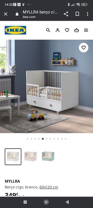 Berço IKEA myllra