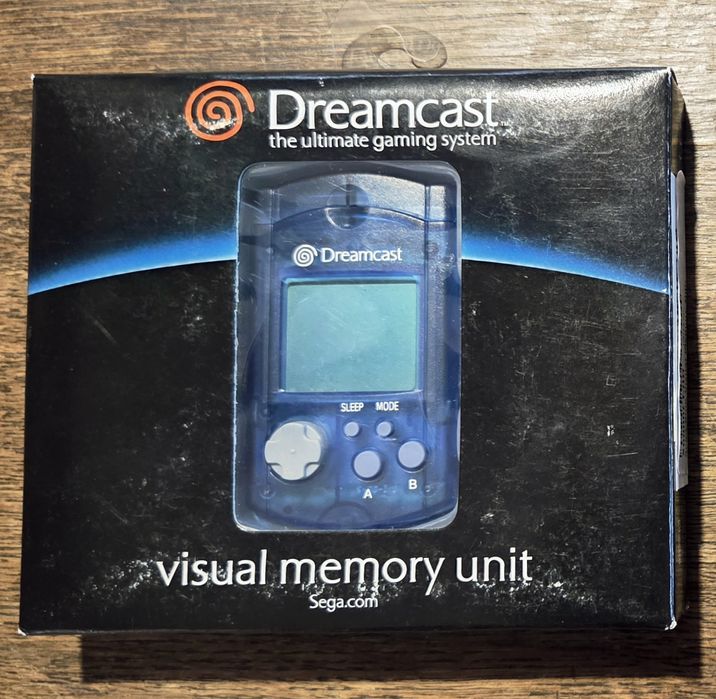 Sega Dreamcast VMU Blue (Niebieska) - BOX - Stan Kolekcjonerski - Nowa