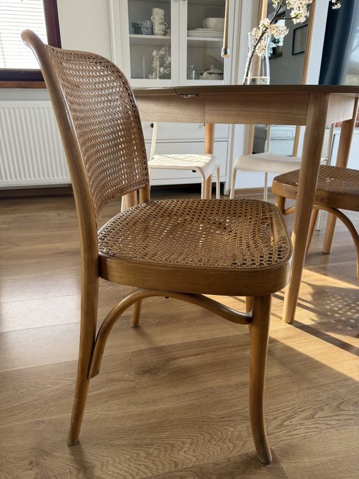 Krzeslo rattan dwie sztuki