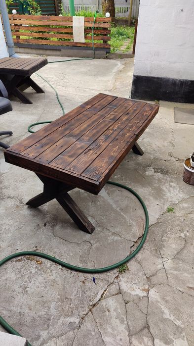 Стол деревянный дача